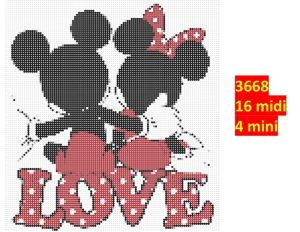 Mickey Mouse og Minnie Mouse 3668 | Disney