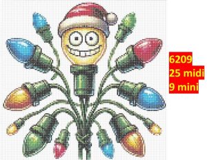 Julelys 6209
