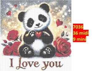 Panda kærlighed 7036