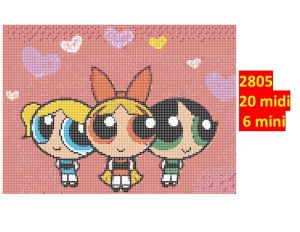 Powerpuff Pigerne 2805