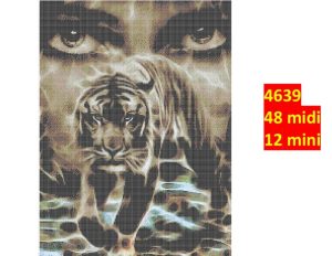 Kvinde med tige 4639