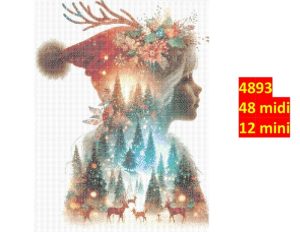 Kvinde med rådyr 4893