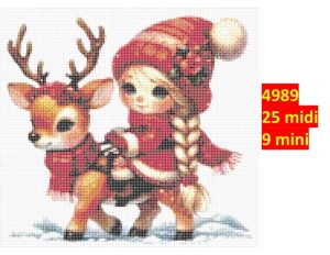 Pige med rådyr 4989