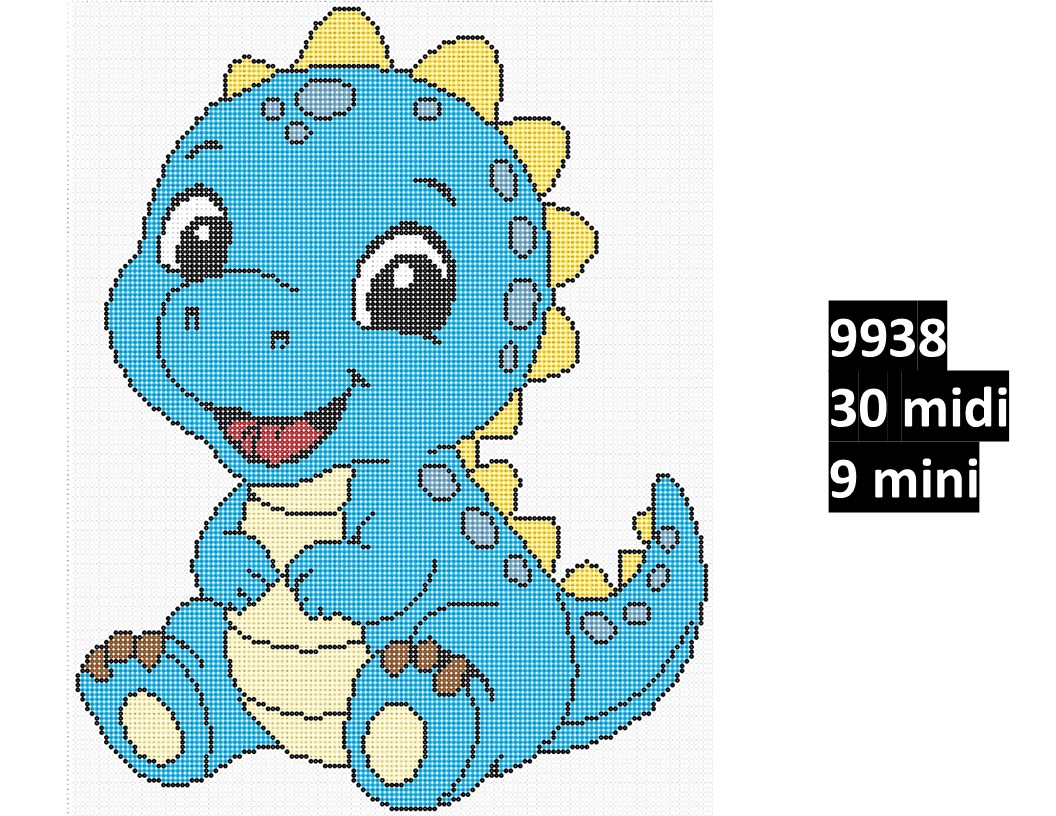 9938 Drage og dinosaur 9938 - Billede 1